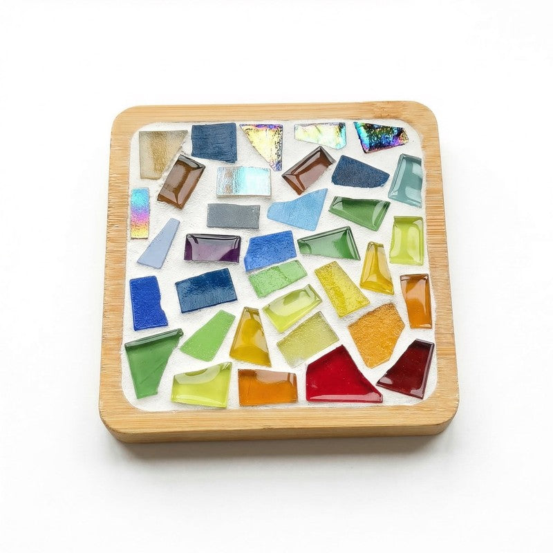 DIY Mosaic Coaster Craft Kit - Multi-Shape Multi-Colour