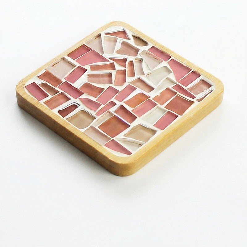 DIY Mosaic Coaster Craft Kit - Multi-Shape Multi-Colour