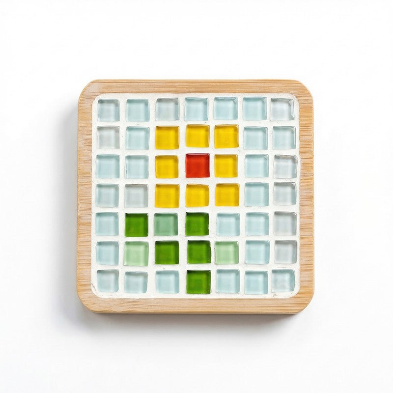 DIY Mosaic Coaster Craft Kit - Multi-Shape Multi-Colour