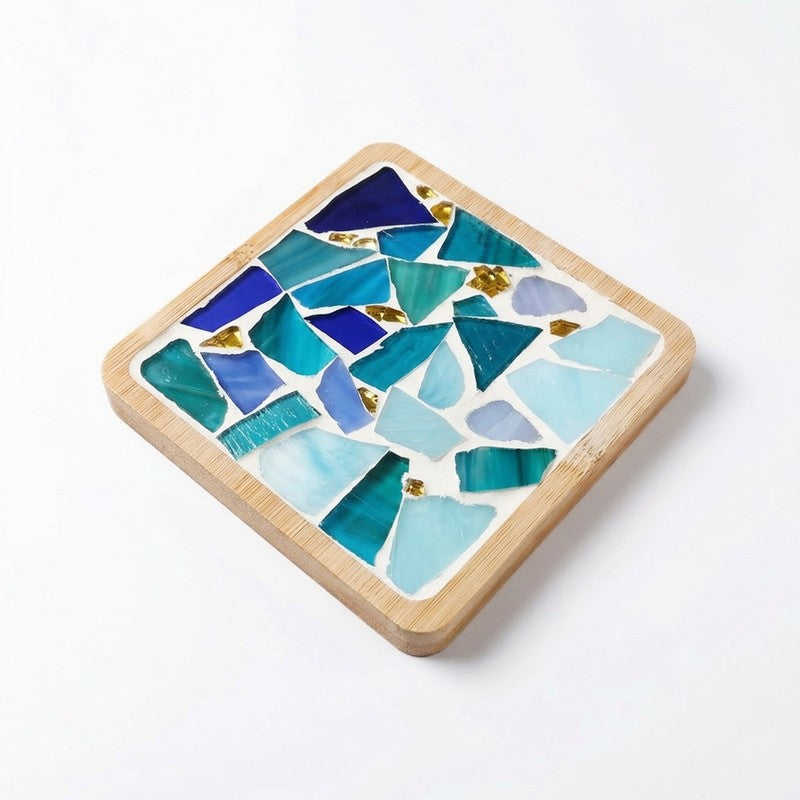 DIY Mosaic Coaster Craft Kit - Multi-Shape Multi-Colour