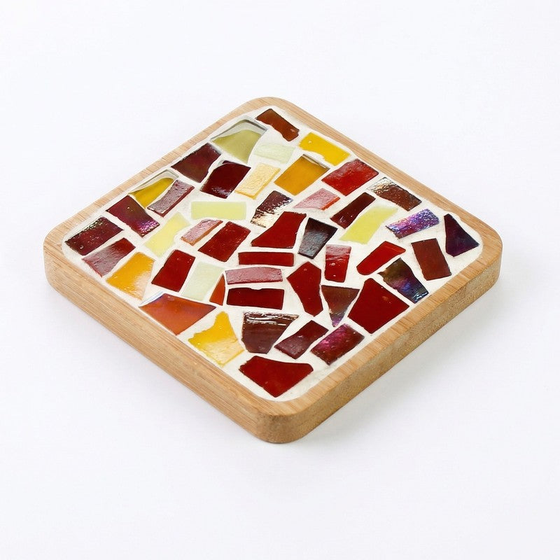 DIY Mosaic Coaster Craft Kit - Multi-Shape Multi-Colour