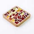 DIY Mosaic Coaster Craft Kit - Multi-Shape Multi-Colour