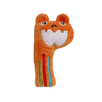 Dog Toy - Plush Squeaky Alphabet Letter with Animal Characters