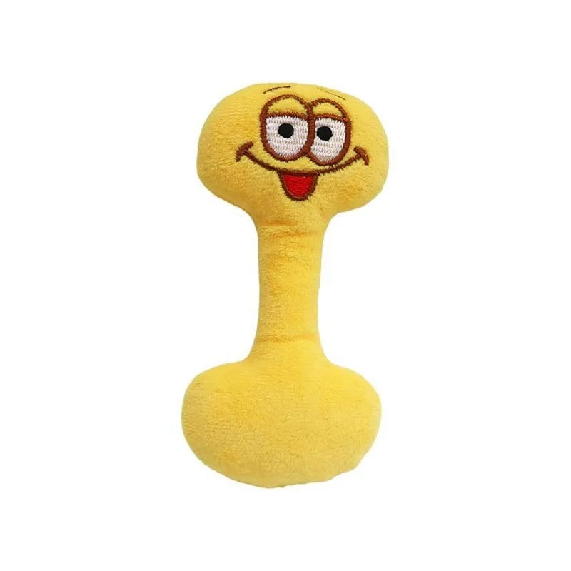 Dog Toy - Plush Squeaky Alphabet Letter with Animal Characters