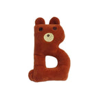 Dog Toy - Plush Squeaky Alphabet Letter with Animal Characters