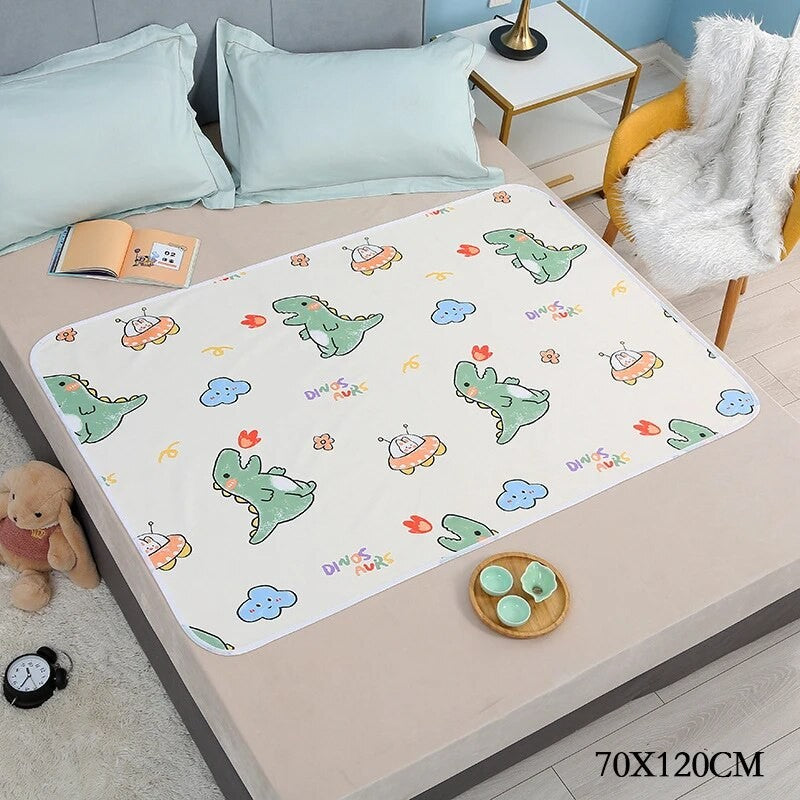 Edge Guard Baby Changing Mat - Two-Sided Print