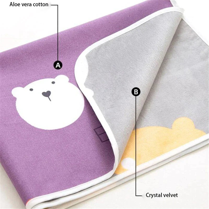 Edge Guard Baby Changing Mat - Two-Sided Print