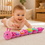 Educational Caterpillar Plush Toy - Segmented Sensory Toy