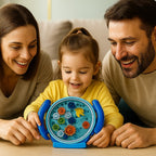 Educational Toy 3D Ball Maze Puzzle - Handheld Wheel Shape