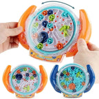 Educational Toy 3D Ball Maze Puzzle - Handheld Wheel Shape