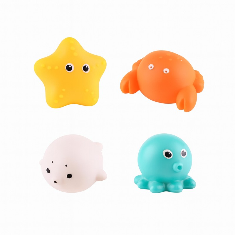 Educational Toy Animal Bath Toys - Water-Activated