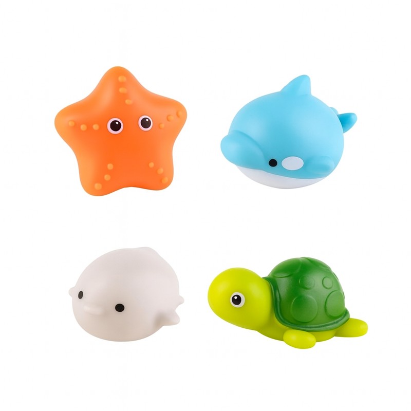 Educational Toy Animal Bath Toys - Water-Activated