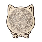 Educational Toy - Cat-Shaped Jigsaw Puzzle with Cartoon Cats