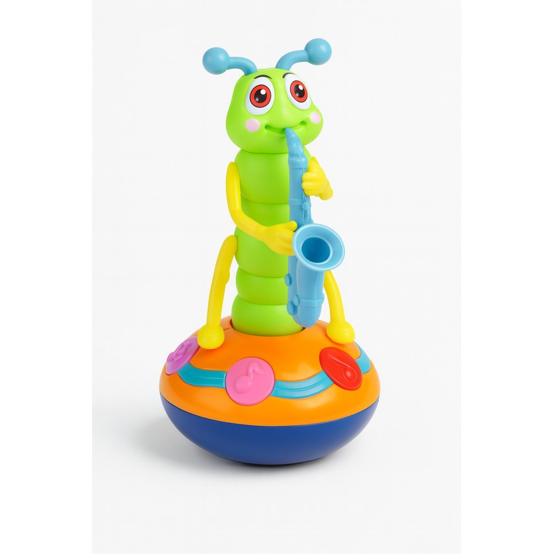 Educational Toy Caterpillar Musical Figure with Saxophone