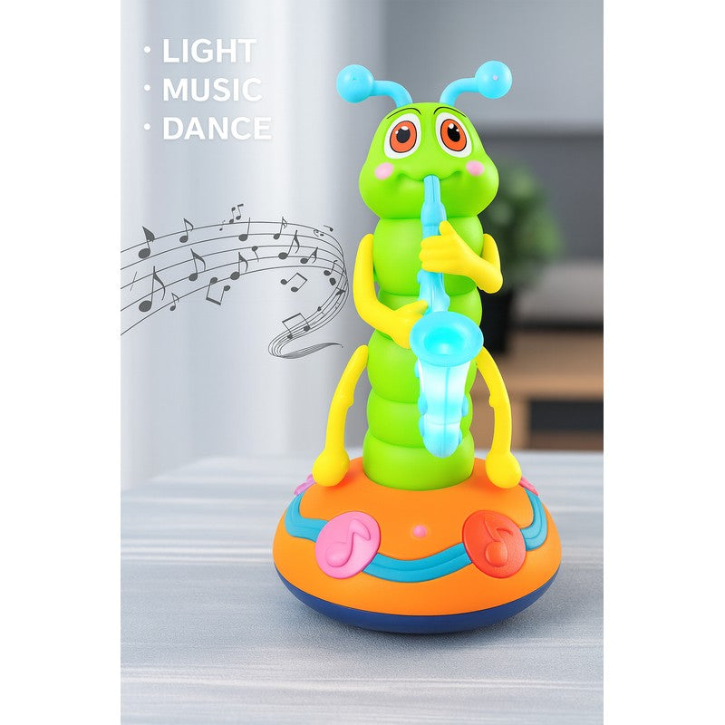 Educational Toy Caterpillar Musical Figure with Saxophone