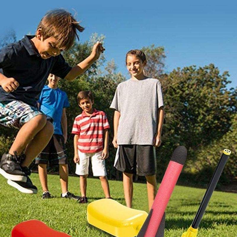Educational Toy Dual Rocket Launcher - Outdoor Stomp Launch