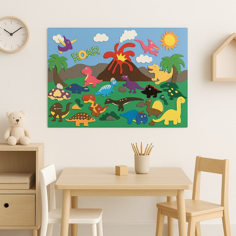 Educational Toy Felt Board with Reusable Sticker Pieces