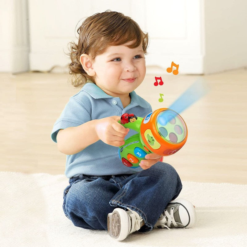 Educational Toy Flashlight for Toddlers - Spin & Learn Color Lights