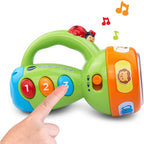 Educational Toy Flashlight for Toddlers - Spin & Learn Color Lights