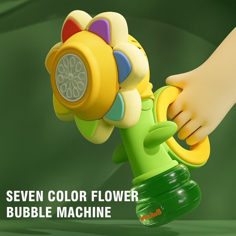 Educational Toy Flower Bubble Machine - Dancing Flower Head