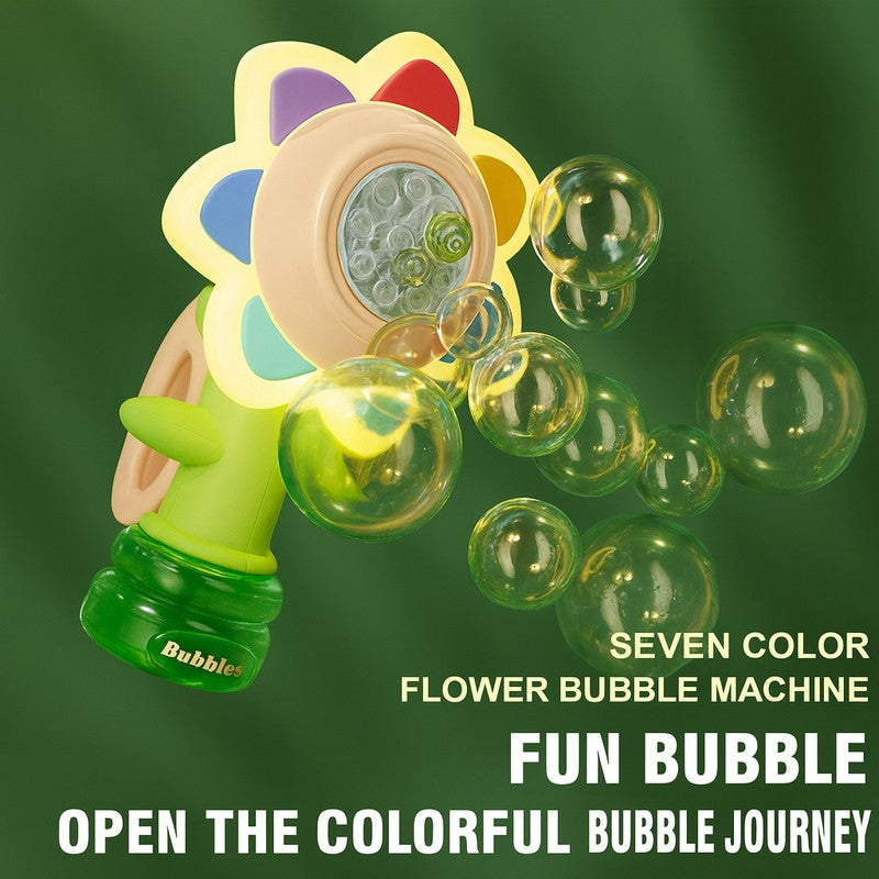 Educational Toy Flower Bubble Machine - Dancing Flower Head