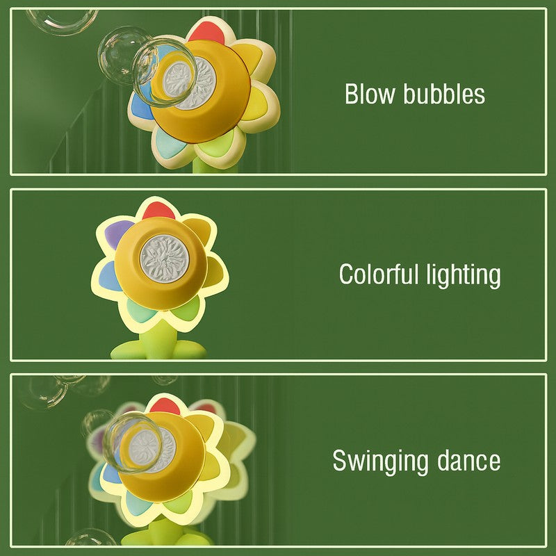 Educational Toy Flower Bubble Machine - Dancing Flower Head