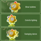 Educational Toy Flower Bubble Machine - Dancing Flower Head