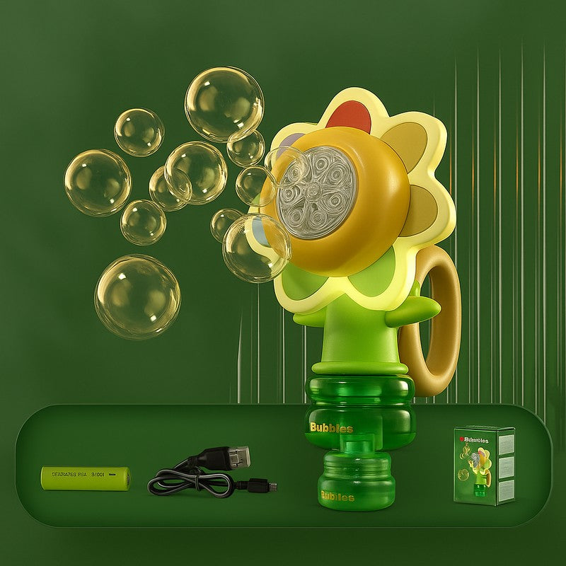 Educational Toy Flower Bubble Machine - Dancing Flower Head