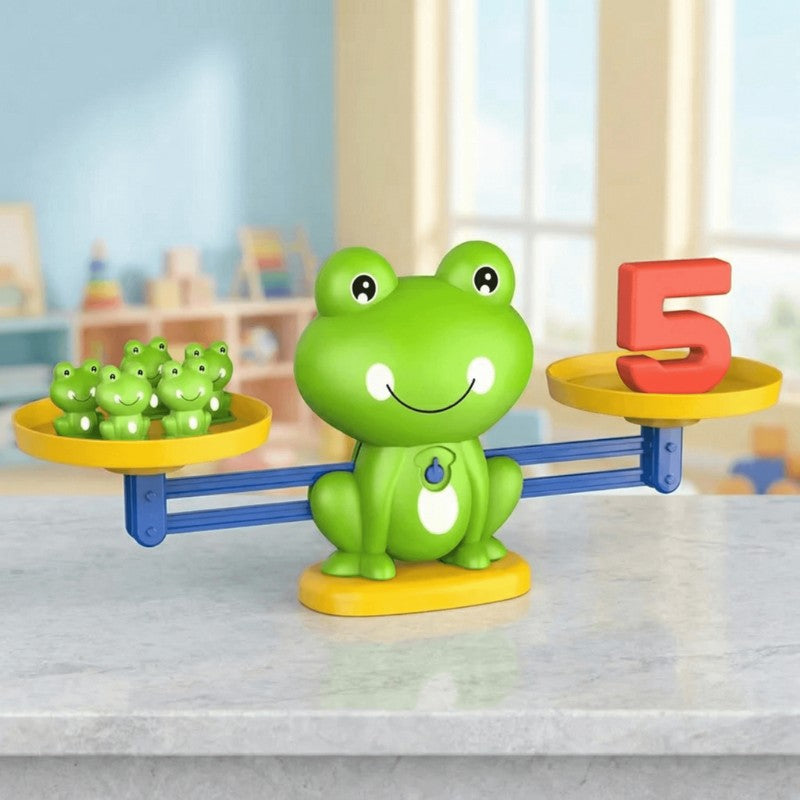 Educational Toy - Frog-Themed Math Balance Scale