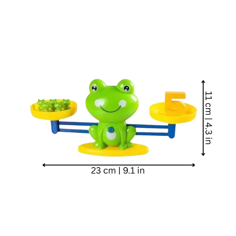Educational Toy - Frog-Themed Math Balance Scale