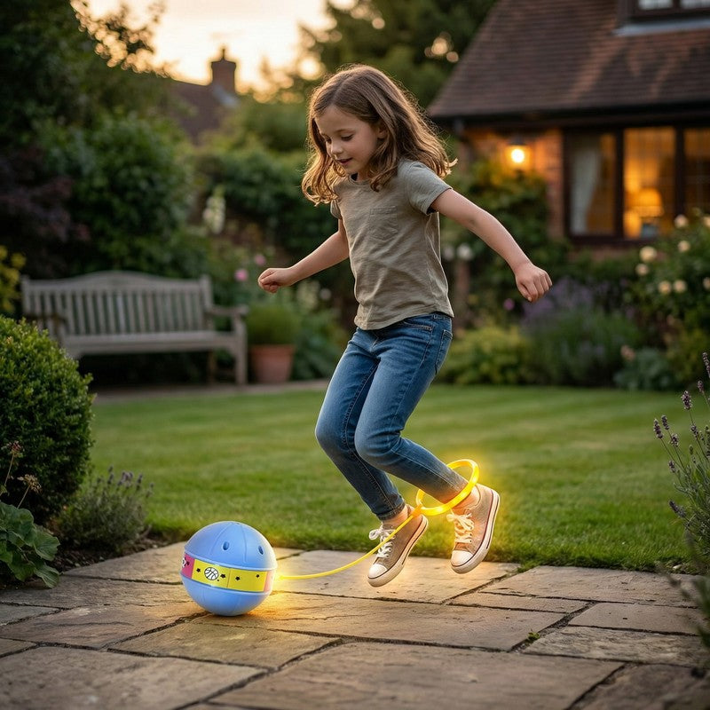 Educational Toy - LED Ankle Skip Ball in Multiple Colors