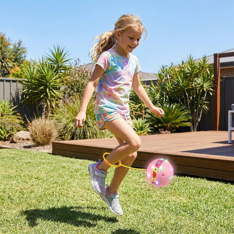 Educational Toy - LED Ankle Skip Ball in Multiple Colors