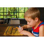 Educational Toy LED Illuminated Drawing Board with Marker Pens