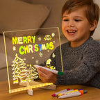 Educational Toy LED Illuminated Writing and Drawing Board - Acrylic Light Board