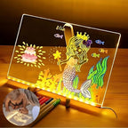Educational Toy LED Illuminated Writing and Drawing Board - Acrylic Light Board