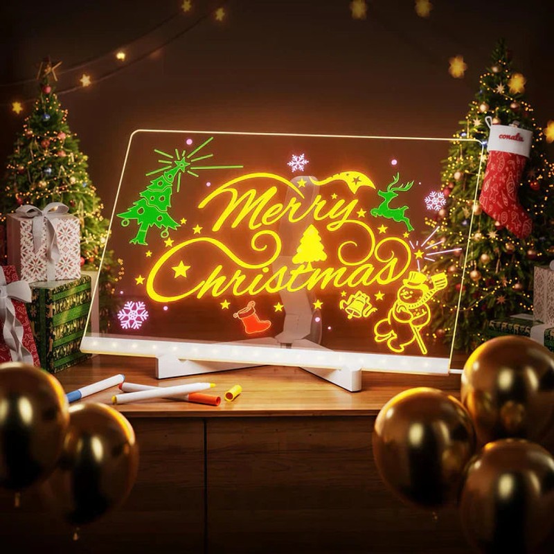 Educational Toy LED Illuminated Writing and Drawing Board - Acrylic Light Board