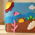 Educational Toy Montessori Quiet Book - Interactive Felt Activity Pages