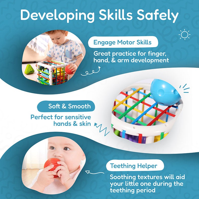 Educational Toy - Montessori Shape Sorting Cube