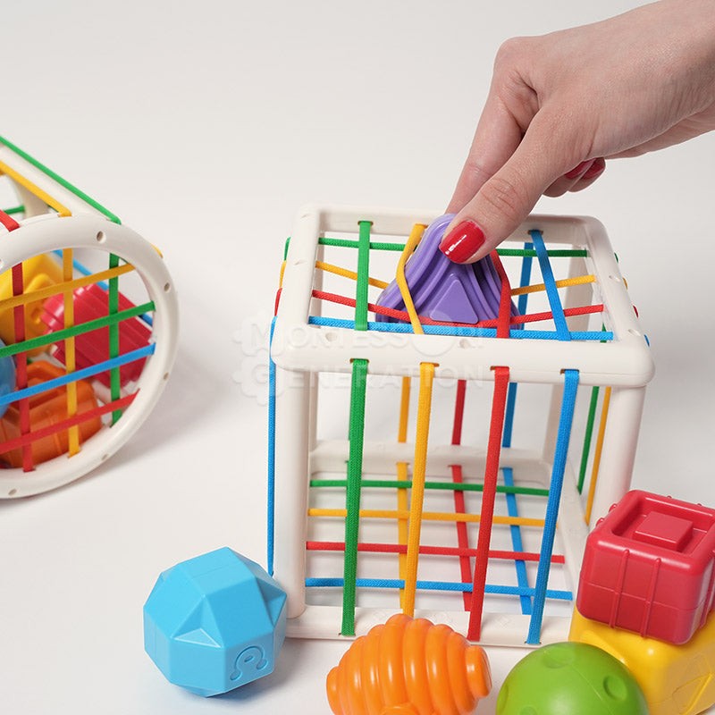 Educational Toy - Montessori Shape Sorting Cube