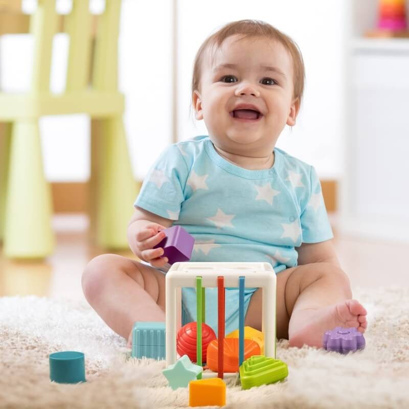 Educational Toy - Montessori Shape Sorting Cube