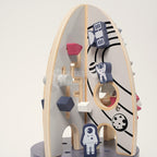 Educational Toy Rocket Shaped Activity Board - STEM Learning