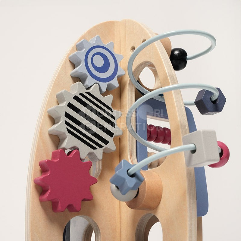 Educational Toy Rocket Shaped Activity Board - STEM Learning