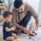Educational Toy Rocket Shaped Activity Board - STEM Learning