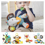 Educational Toy - Sensory Plush Teething Toy with Animals