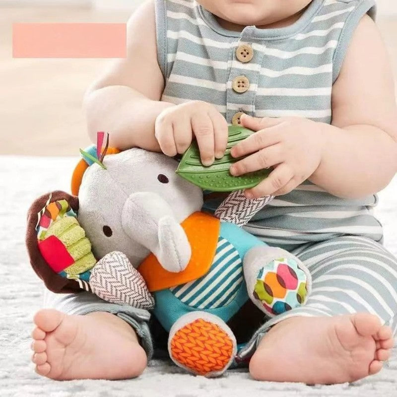 Educational Toy - Sensory Plush Teething Toy with Animals