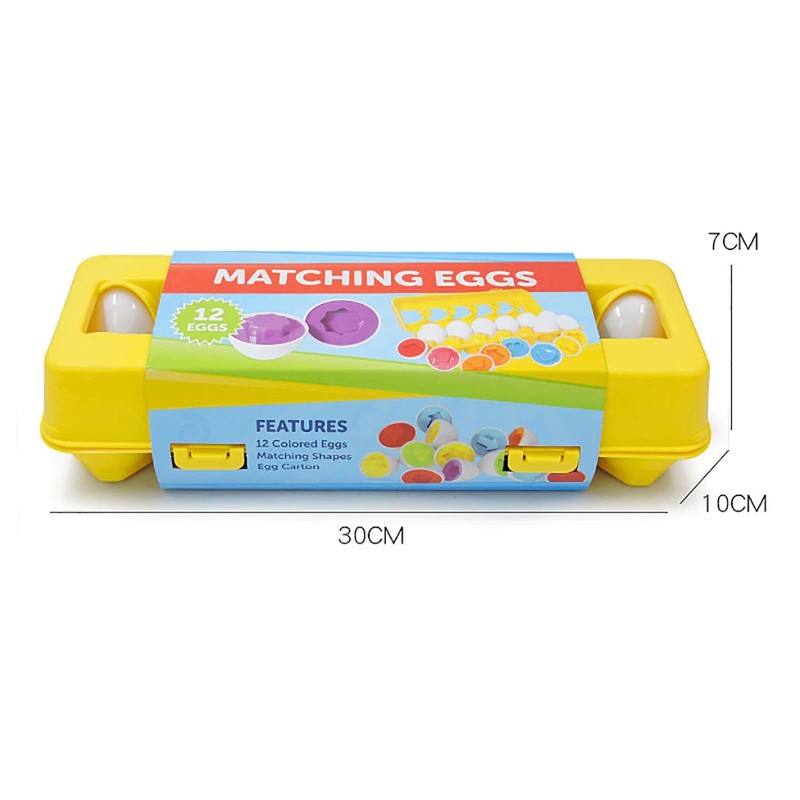 Educational Toy - Shape-Matching Egg Puzzle