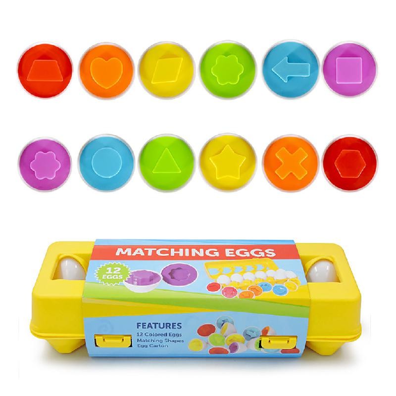 Educational Toy - Shape-Matching Egg Puzzle