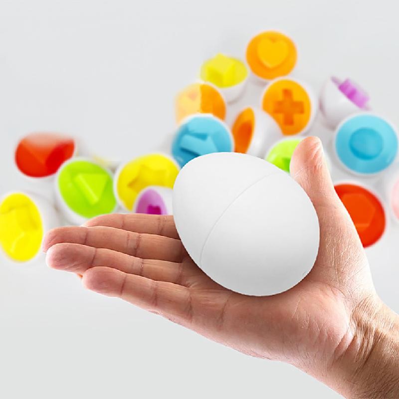Educational Toy - Shape-Matching Egg Puzzle