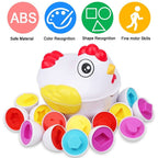 Educational Toy - Shape-Matching Egg Puzzle
