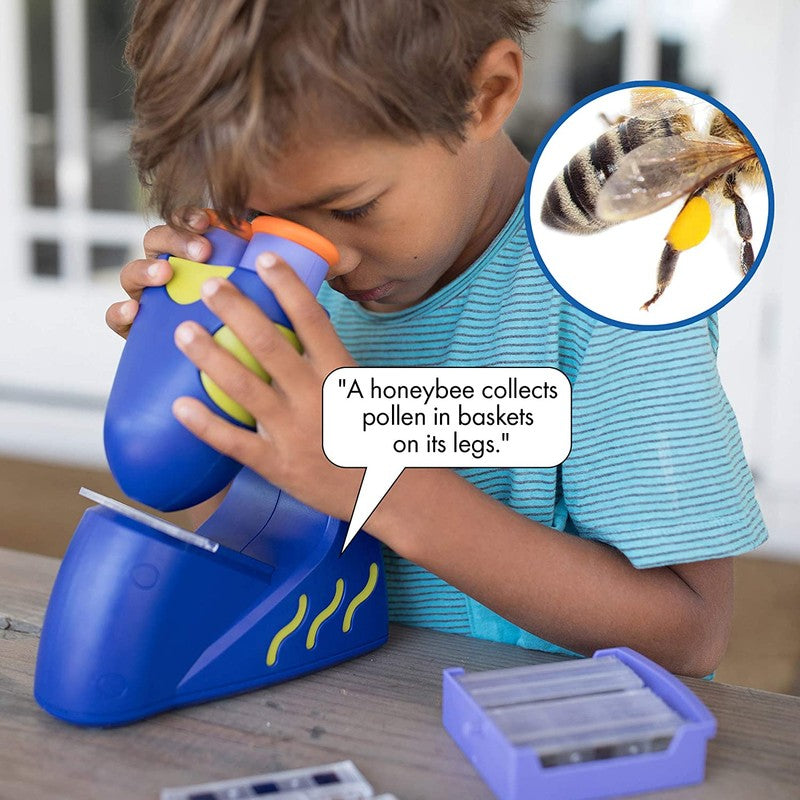 Educational Toy Talking Microscope with Slides